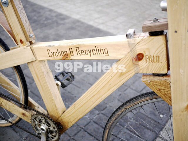 Bicycle made out of Pallets