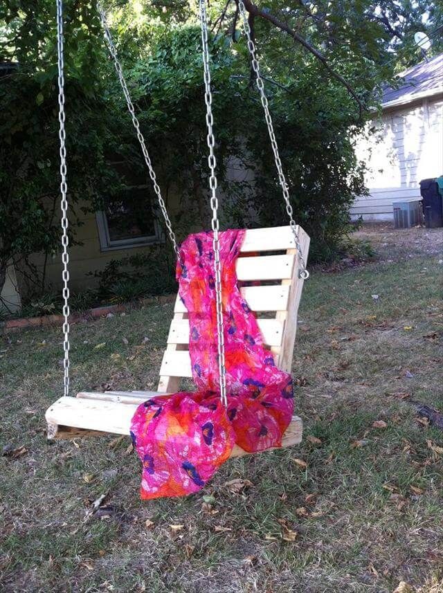 Pallet Swing Chair