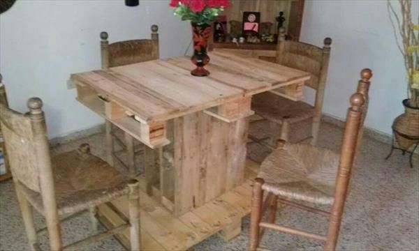 diy pallet dining table 