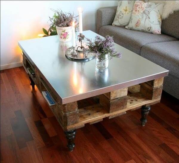 diy pallet coffee table design