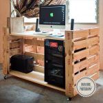 Computer Desk Made From Pallets