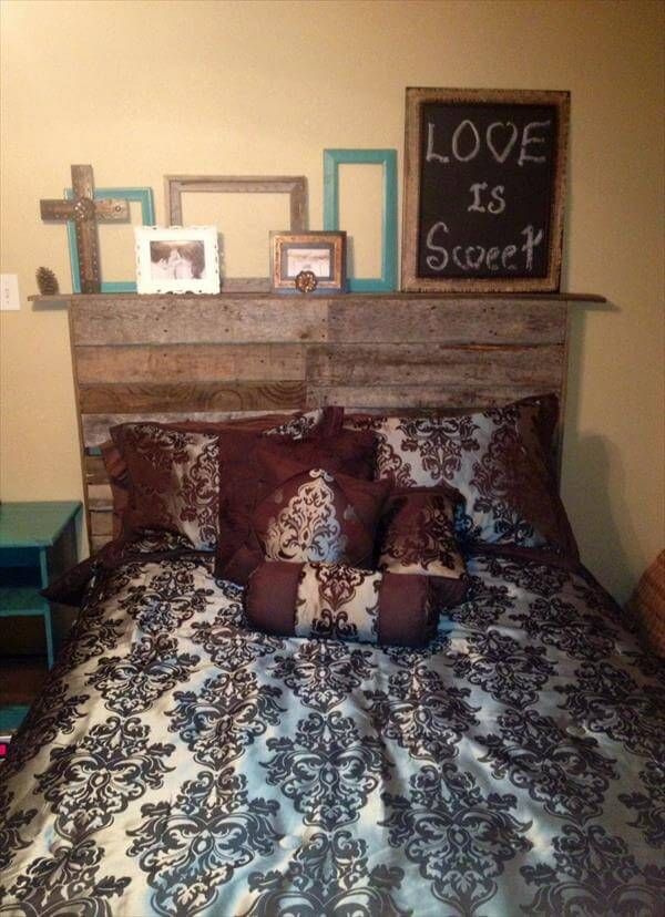 pallet headboard for your bed