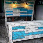 recycled pallet bed frame