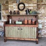 repurposed pallet bench makeover
