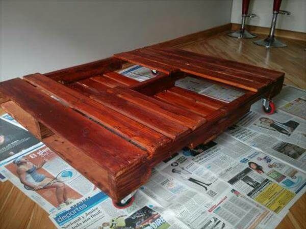color your pallet table