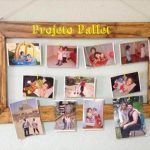 recycled pallet photo frame