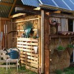 upcycled pallet shed