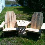reclaimed two seated pallet chair