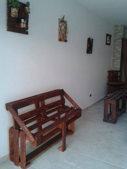 Pallet Kithcen Furniture and Sitting Bench