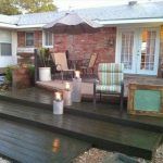 recycled pallet home deck addition