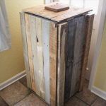recycled pallet recycle bin