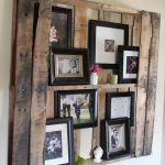 recycled pallet shelving