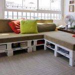 recycled pallet sofa