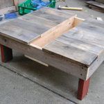 recycled pallet table idea