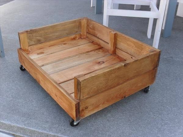Diy Dog Bed From Pallet Wood
