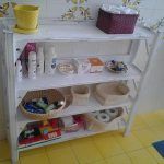 handcrafted pallet bathroom shelf