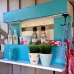 recycled pallet grill shelf