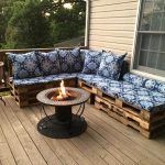 recycled pallet sectional sofa for patio