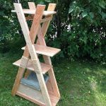 reclaimed pallet cat tower