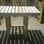 recycled pallet outdoor table