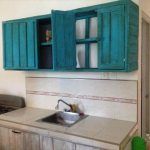 upcycled pallet wall hanging kitchen cabinet