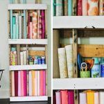 upcycled pallet shelving