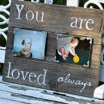reclaimed pallet picture frame