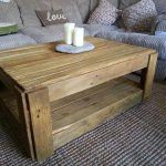 resurrected pallet coffee table