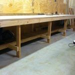 upcycled pallet workbench