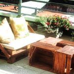 recycled pallet terrace furniture