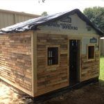 repurposed pallet outdoor house