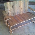handmade rustic vintage inspired pallet bench