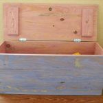 repurposed pallet storage box and kid's toy chest