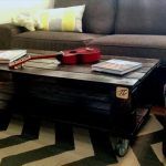 recycled pallet choco coffee table