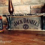 recycled pallet shelf and coat rack