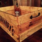 recycled pallet rustic beverage box