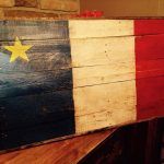 DIY Wooden Pallet American Flag Wall Sign