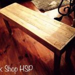 upcycled pallet mud room bench