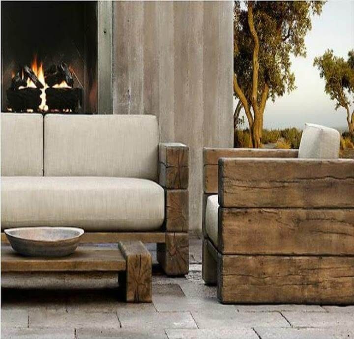 ultra rustic vintage inspired pallet patio furniture