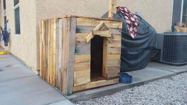 DIY Pallet Dog House