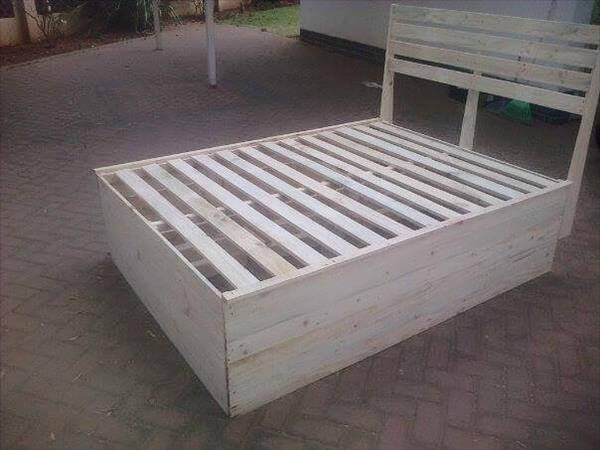 wooden pallet king size bed