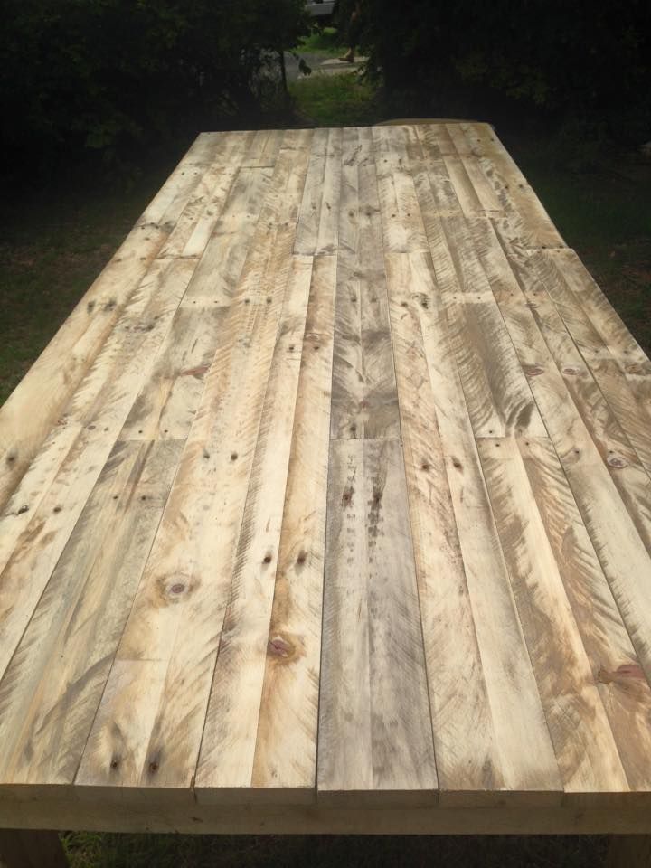 XL size pallet dining table