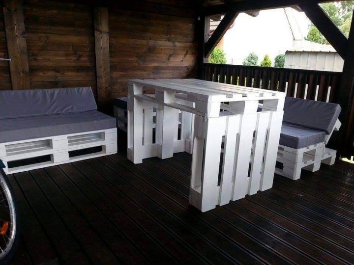 Patio Set Made from Pallets