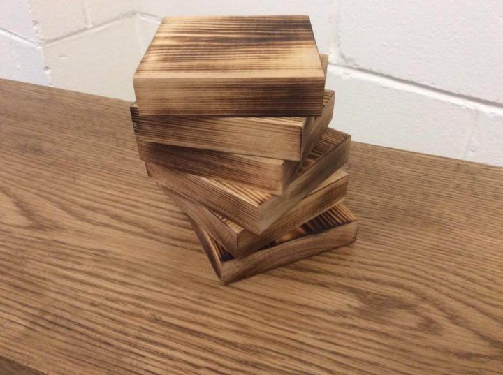 DIY Mini Pallet Coasters