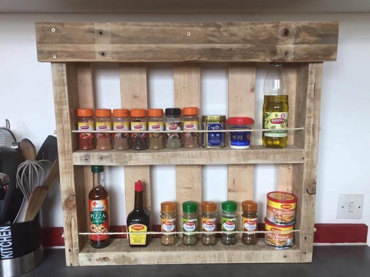 Multipurpose Pallet Shelves Design