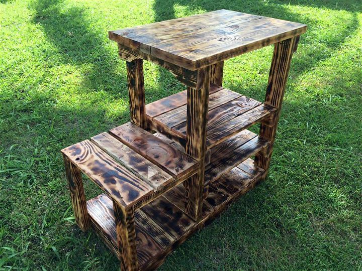 pallet display unit and side table