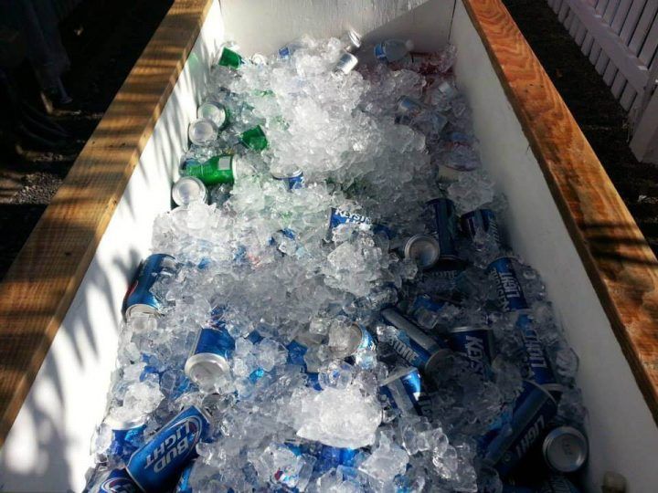 Wooden Pallet Ice Chest / Icebox