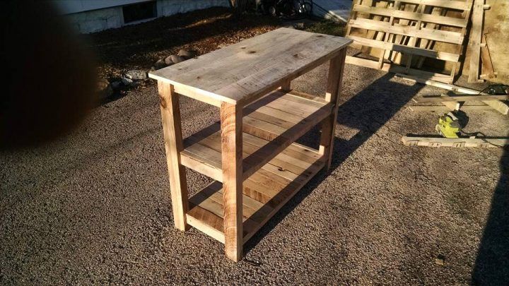 Pallet Media Console / Kitchen Island