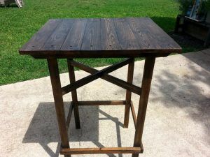Pallets Wood Bistro Table