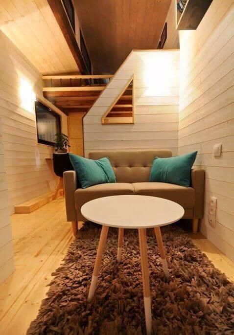 Reclaimed pallet tiny home